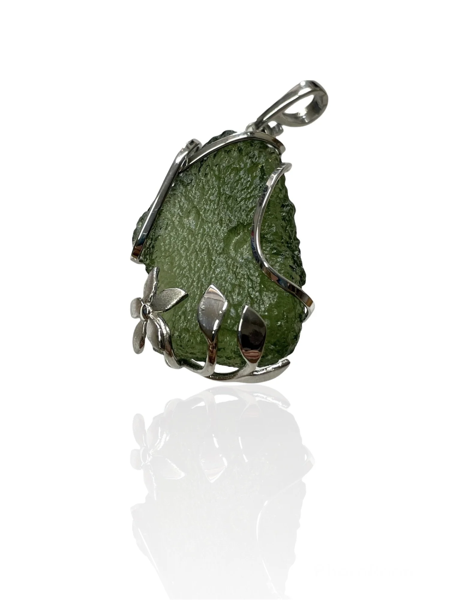 Moldavite pendant rough